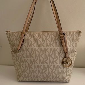Michael Kors Jet Set Travel Logo Tote